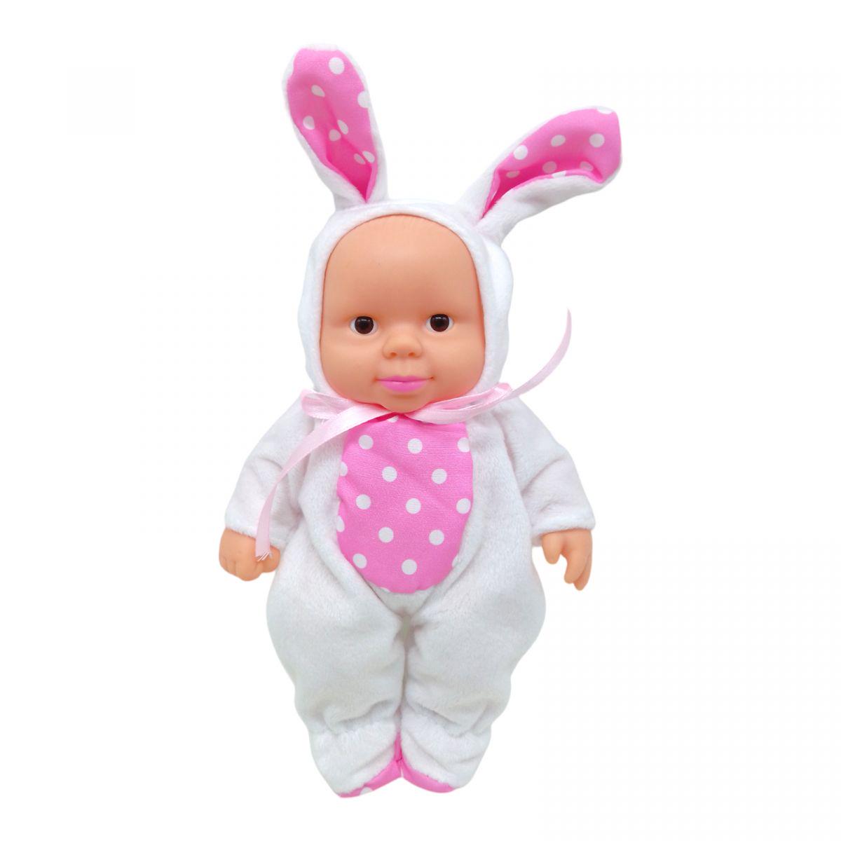 Пупс резиновый в костюме зайчика (Белый (18104183) Пупс резиновый в костюме зайчика (Белый (18104183)