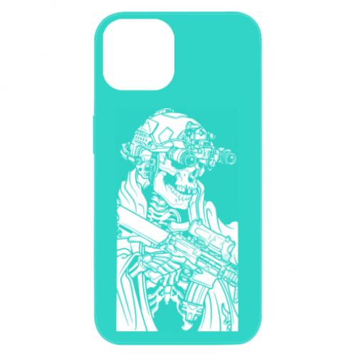 Чехол для iPhone 13 Череп снайпер