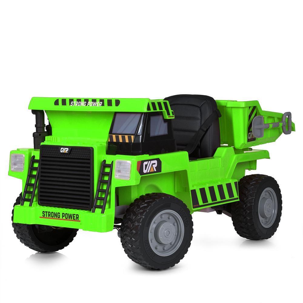 Детский электромобиль Bambi JS3198EBLR грузовик 4WD Зеленый