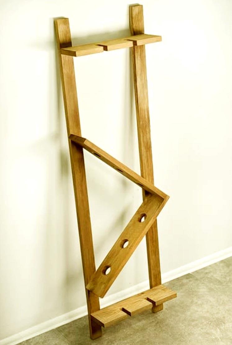 Полиця для вина настінна з дерева Наруто Сієна (ПНК-005005)