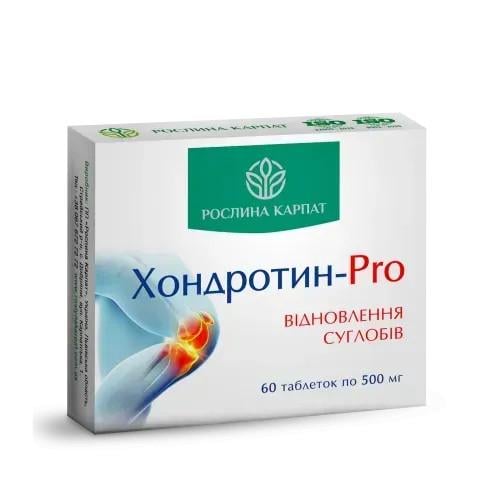 Захист суглобів Рослина Карпат Хондротин-PRO 60 таб. (484814)