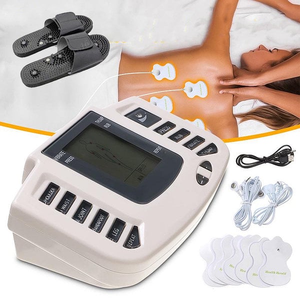 Электростимулятор точечный Electronic Pulse Massager JR-309A для тела и стоп - фото 4