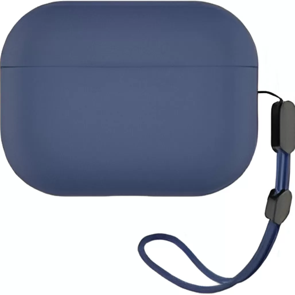 Чохол для навушників Blueo Case for AirPods Pro 2nd Gen Liquid Silicone Series Deep Blue