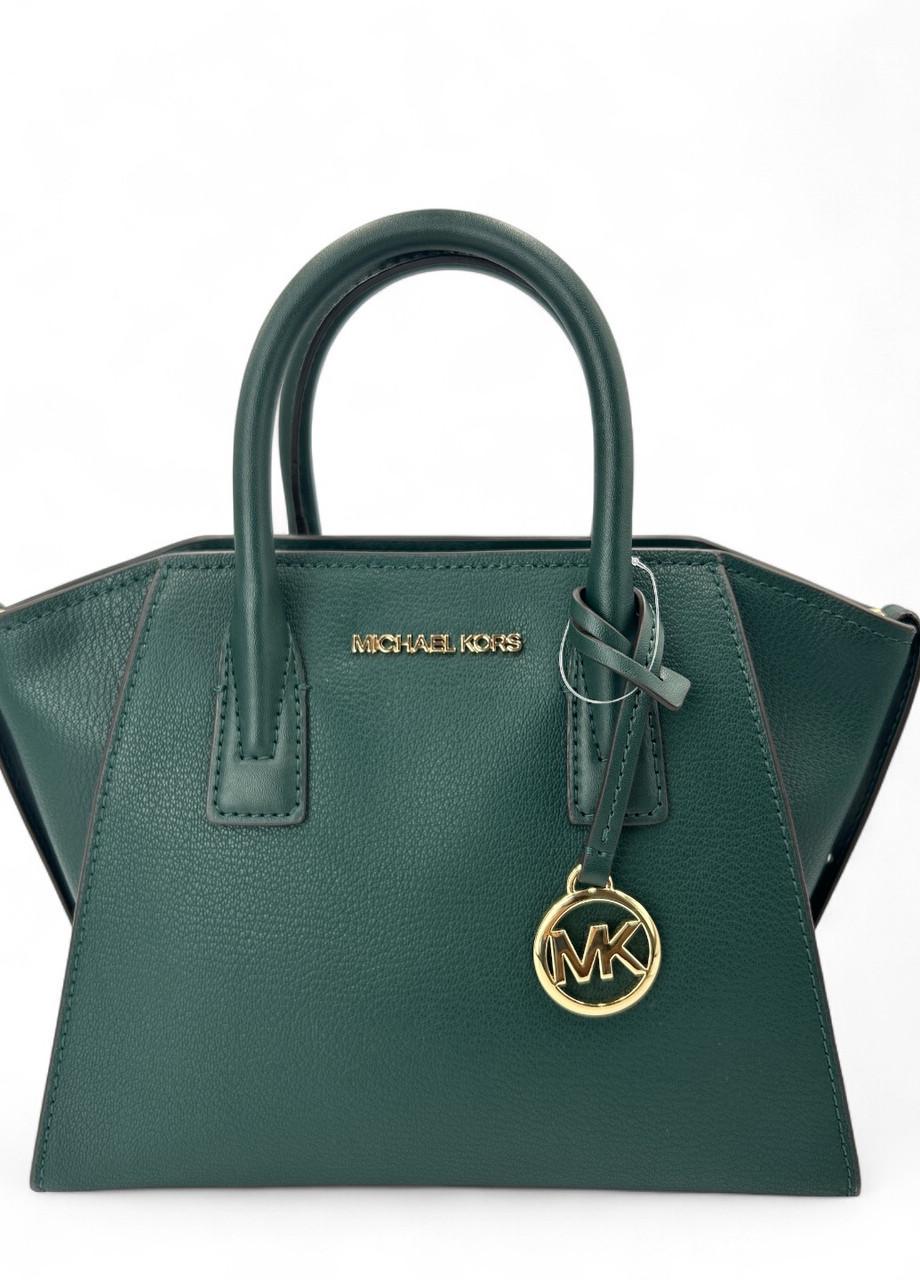Женская сумка Michael Kors Avril 35F1G4VN2L Зеленый SM Tz Satcher Leather Зеленый (2767417214)