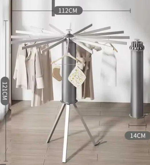 Сушилка для одежды складная 121х112 см - фото 2 Сушилка для одежды складная 121х112 см - фото 2