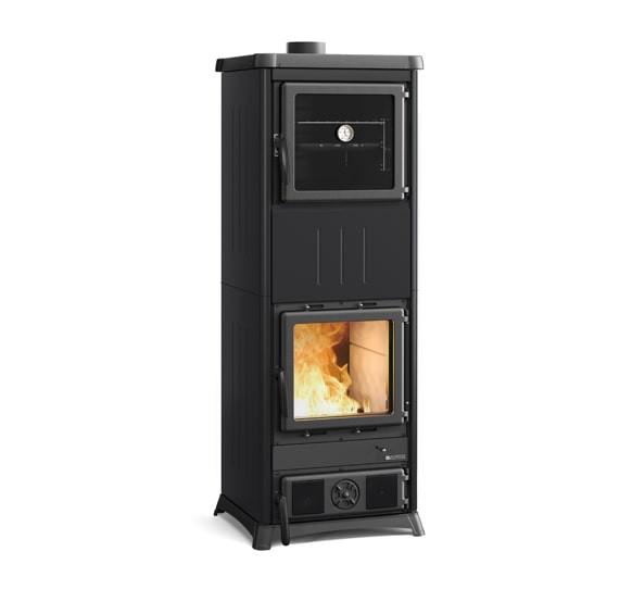 Піч-камін чавунна La Nordica Nova Forno Steal Anthracite Black (7112805)