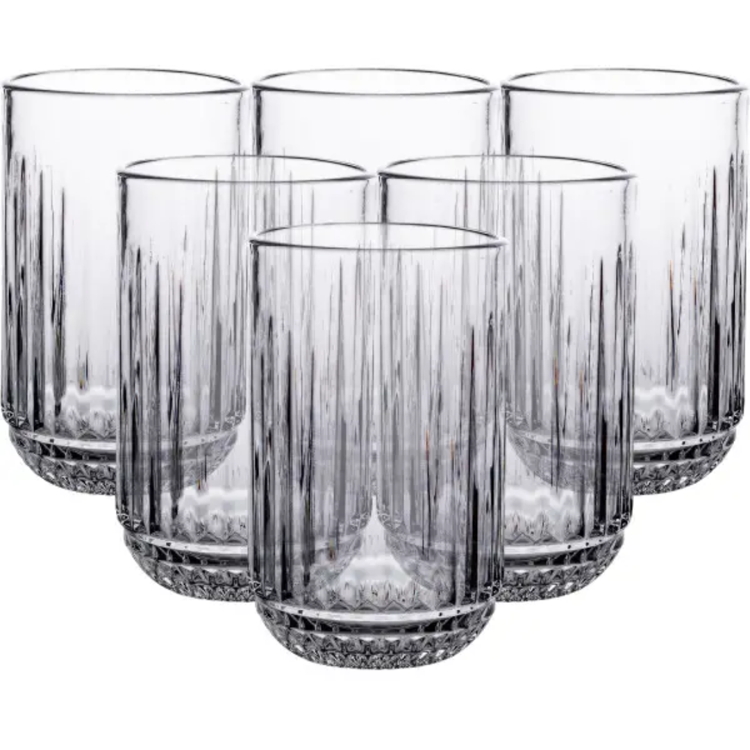 Набір склянок із товстого скла Elysia 6 шт. по 500 мл