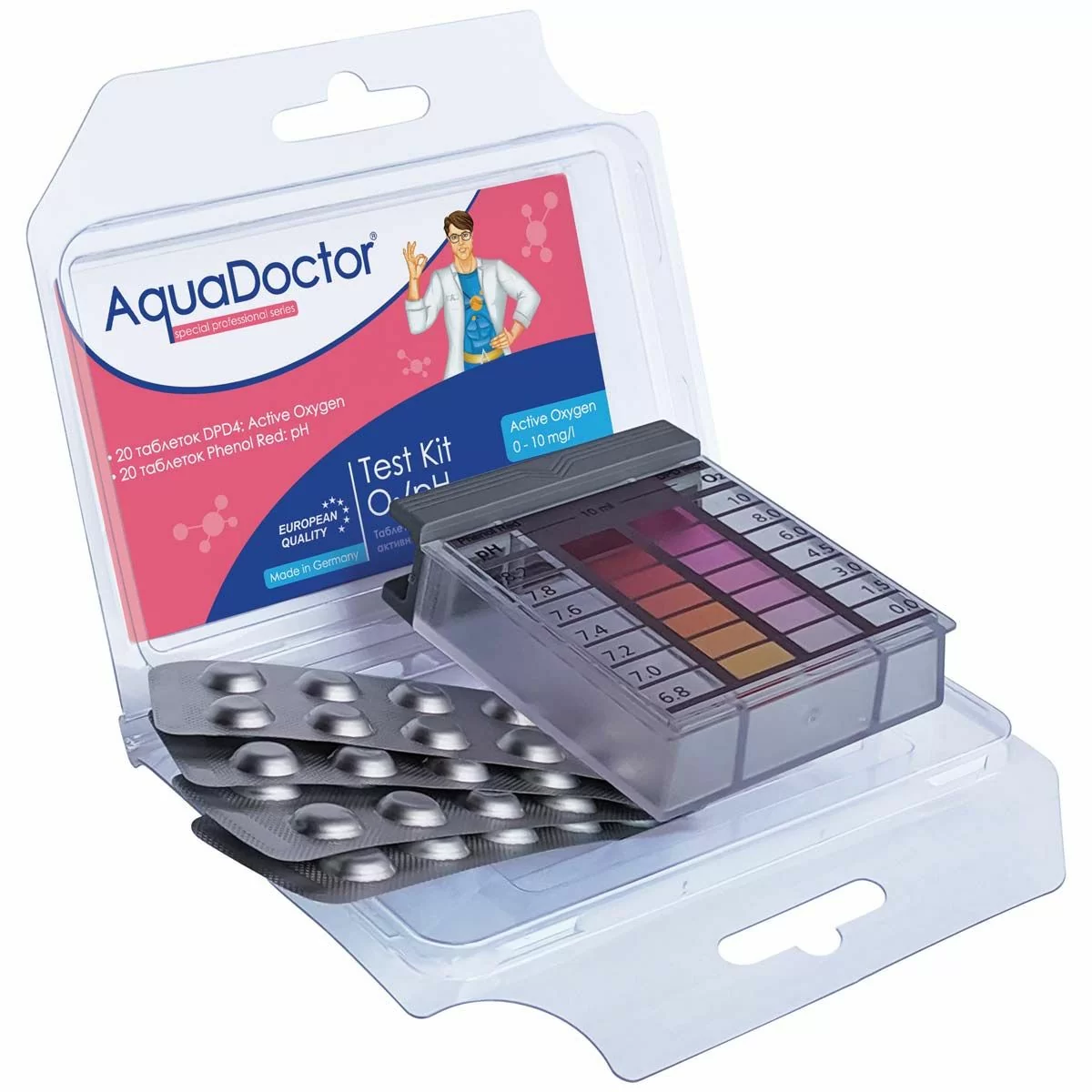 Тестер AquaDoctor Test Kit O2/pH - фото 2