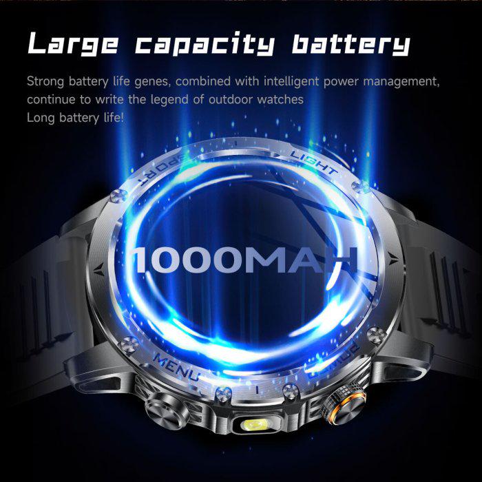 Смарт-годинник UWatch Smart Power Ultra Black Rubber (2053) - фото 5 Смарт-годинник UWatch Smart Power Ultra Black Rubber (2053) - фото 5