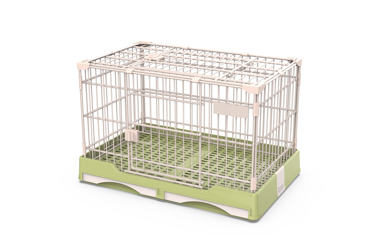 Клетка для животных JCB XL с ящиком 99х62х71 см Розовый