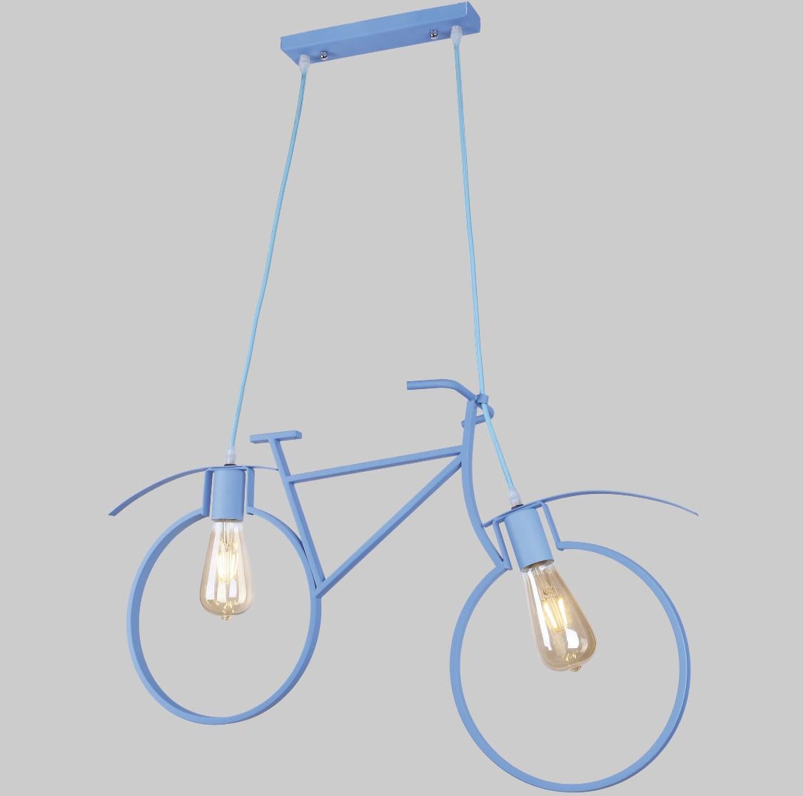 Люстра велосипед Голубой (56-PR7021-2 BLUE)