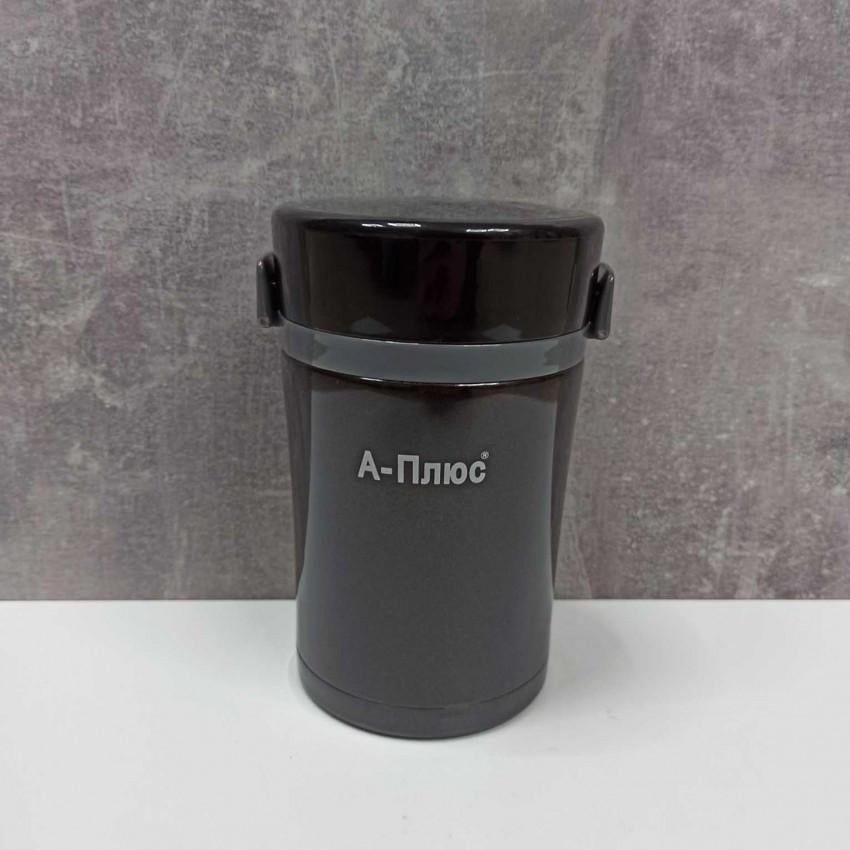 Термос пищевой A-PLUS 1669 с контейнерами из нержавеющей стали 1 л Black (1580100054) - фото 5 Термос пищевой A-PLUS 1669 с контейнерами из нержавеющей стали 1 л Black (1580100054) - фото 5
