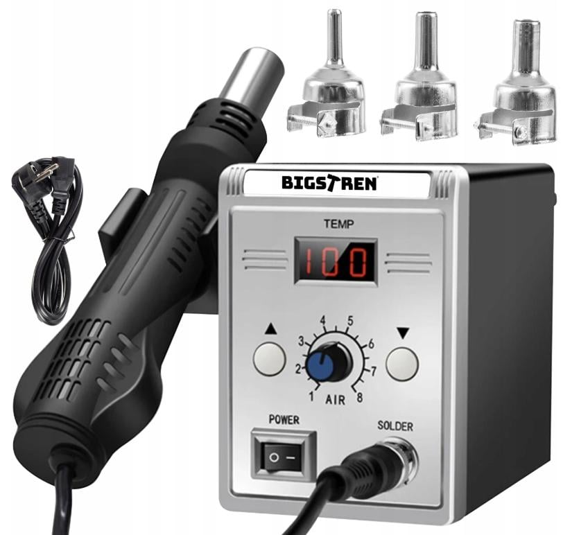 Паяльная станция Bigstren 700 Вт с 3 насадками (13892809278)