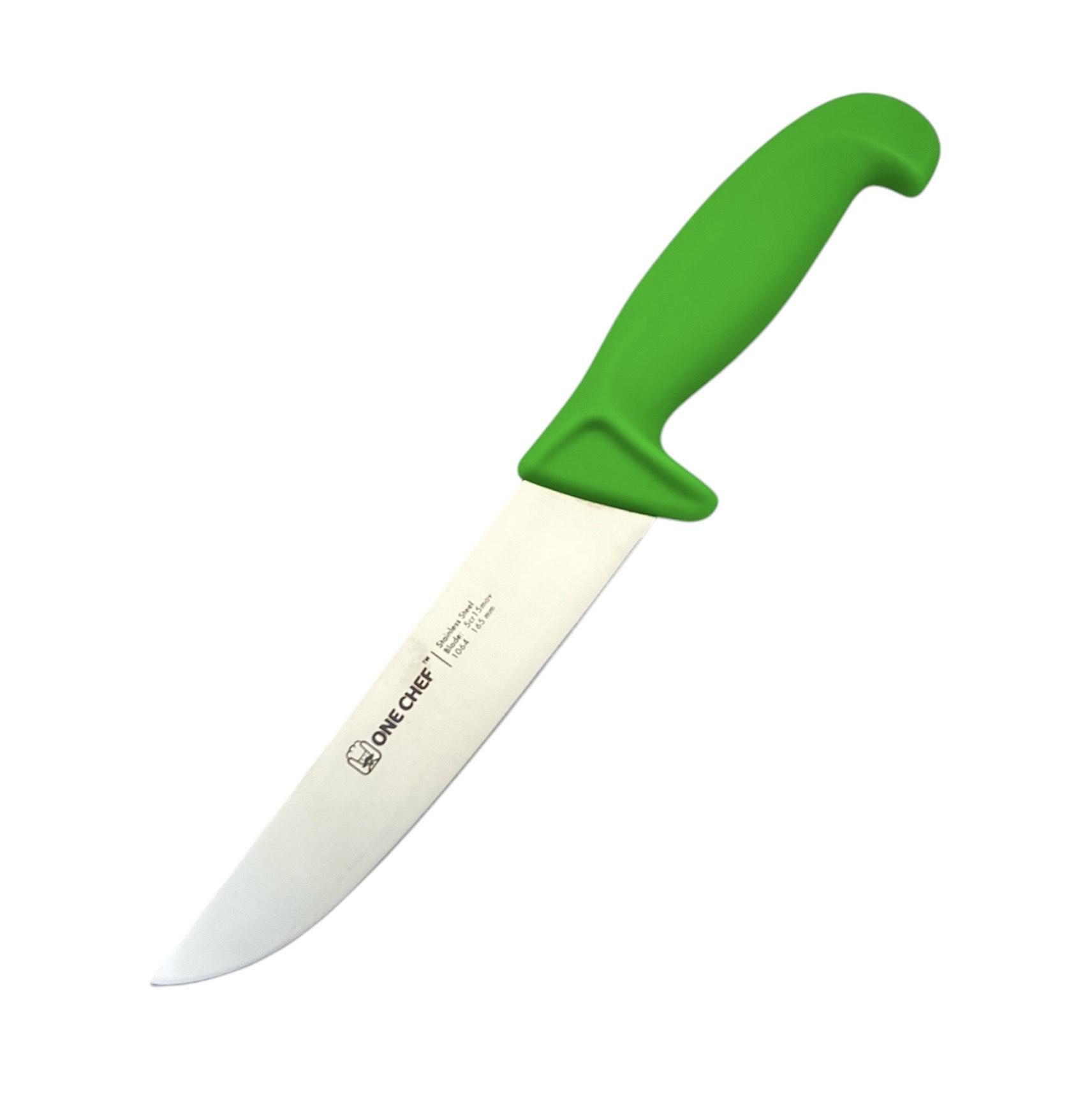 Ніж для обробки м'яса One Chef 16,5 см Зелений (106414)
