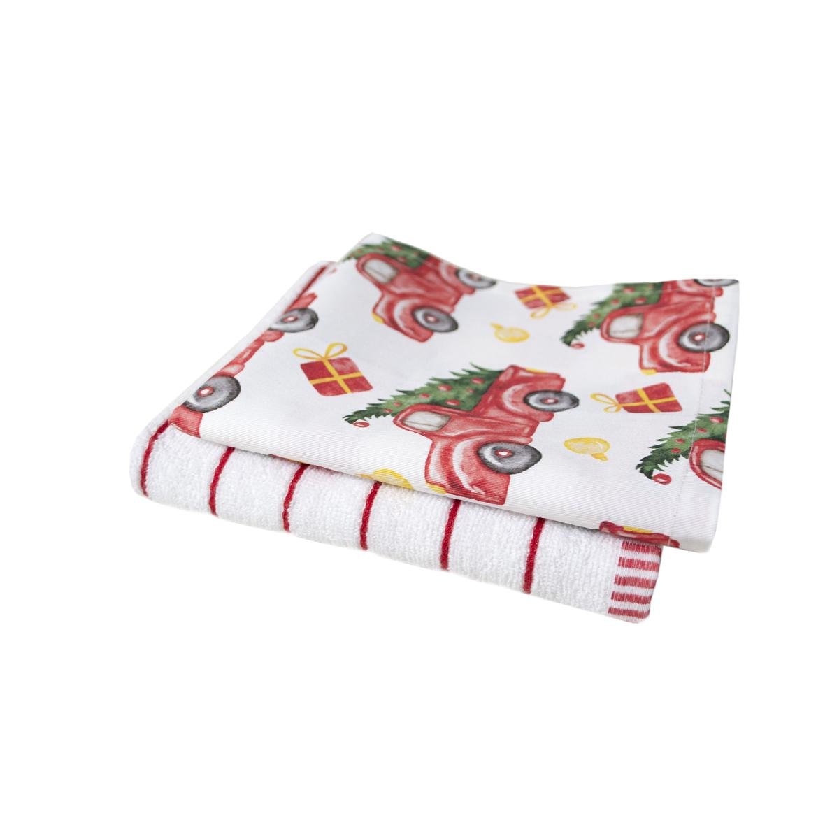 Набор полотенец Lotus Home Christmas Express 2 шт. 40x60 см (svt-2000022348225) - фото 3 Набор полотенец Lotus Home Christmas Express 2 шт. 40x60 см (svt-2000022348225) - фото 3