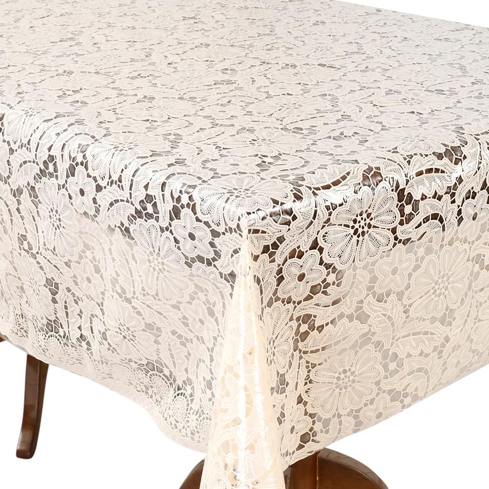 Клеенка на стол Lace MA-5745 1,37х20 м Бежевый (32534833) Клеенка на стол Lace MA-5745 1,37х20 м Бежевый (32534833)