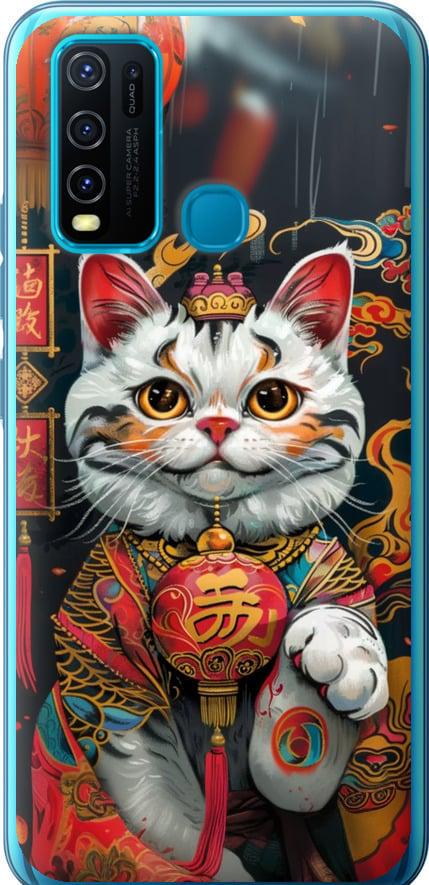 Чехол на Vivo Y30 China Cat v2 (6135u-2154-42517)