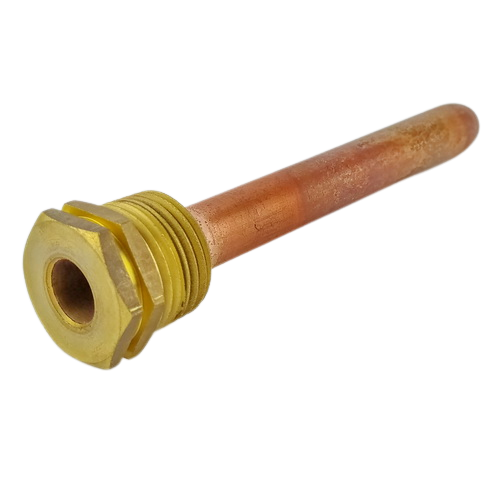 Мідна гільза Cewal мідна для датчика температури 1/2" 10х11 мм 100 мм (28414716)