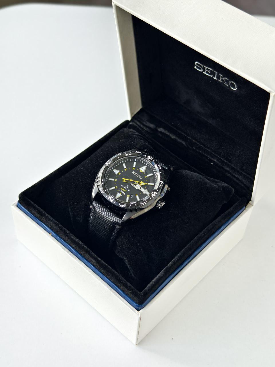 Годинник чоловічий Seiko Prospex Kinetic GMT (SUN055) - фото 5 Годинник чоловічий Seiko Prospex Kinetic GMT (SUN055) - фото 5