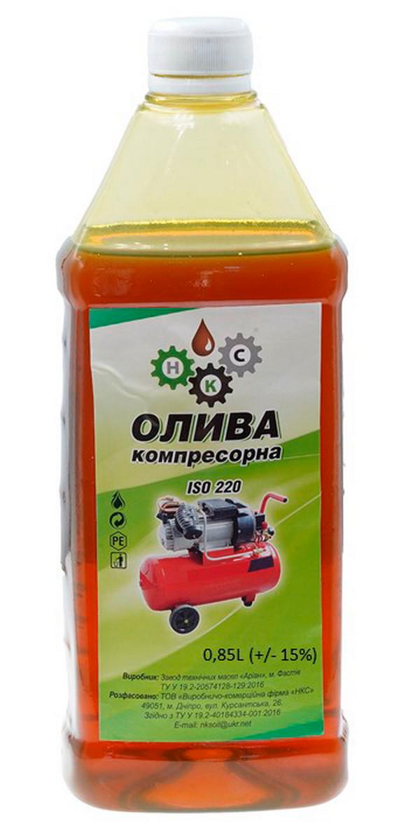 Масло для компрессора КС-19 светлая ПЭТ бутылка 0,85 л (смаз087)