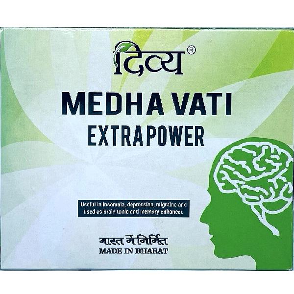 Комплекс Patanjali Medha Vati Extrapower для профілактики головного мозку 120 таб. (000020211)