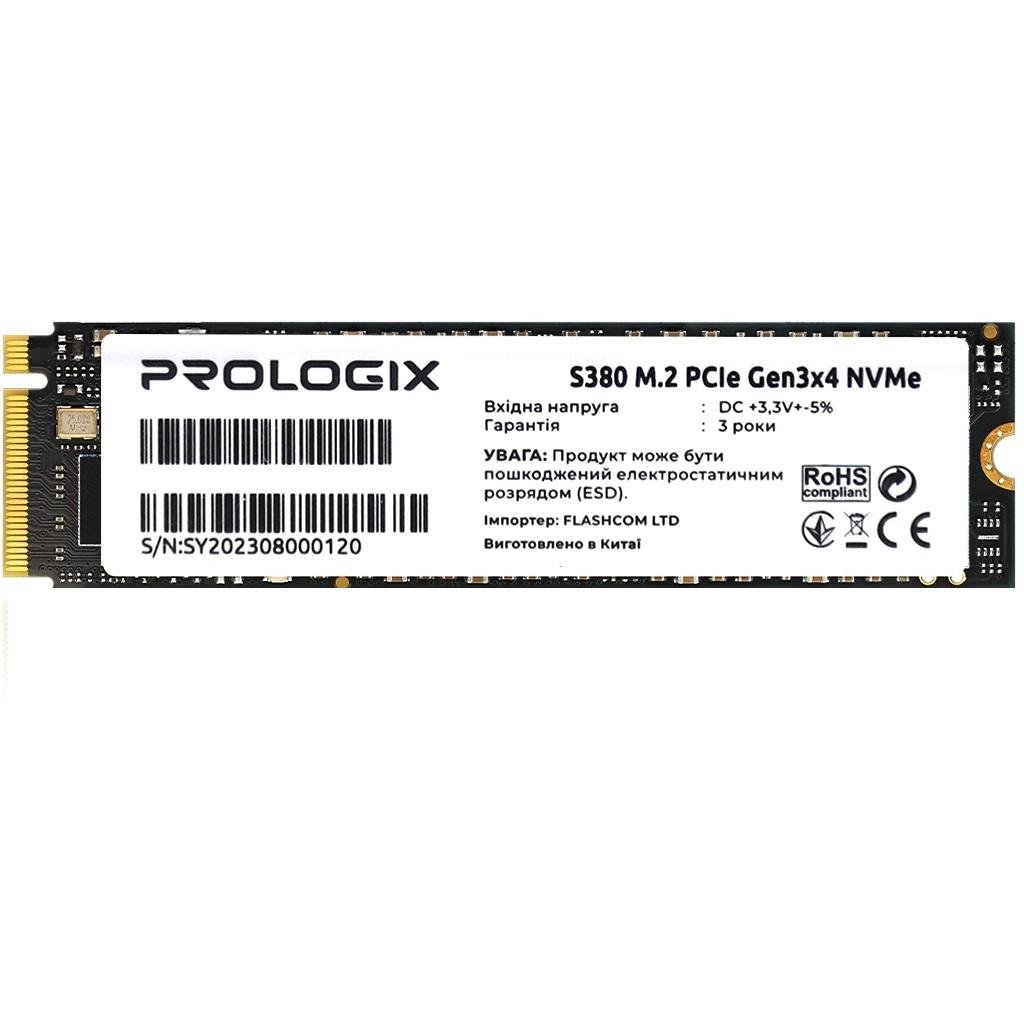 SSD-диск PrologiX S380 256 Гб M.2 2280 PCIe 3.0 x4 NVMe (PRO256GS380) - фото 1