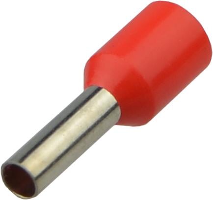 Наконечник изолированный АСКО-Укрем НТ 2,5-08 2,5 мм2 гильза 8 мм 1 шт. Красный (A0060010047)