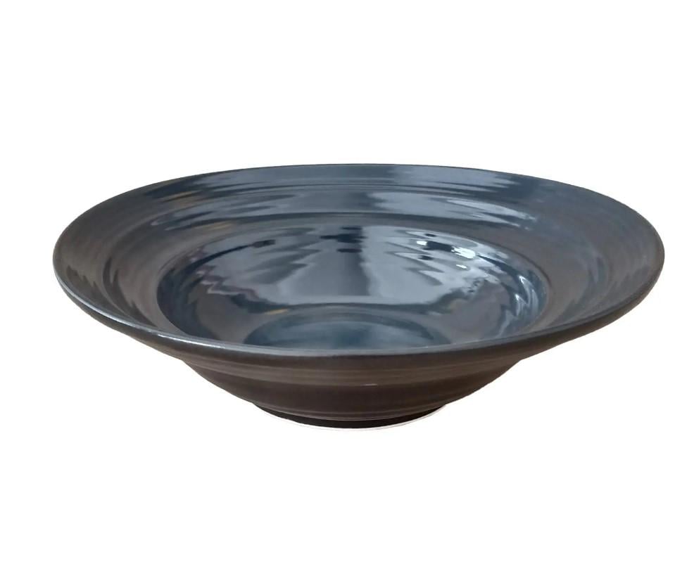 Тарелка Krauff Lucerne Black & Blue 21,2 см (a123a521)