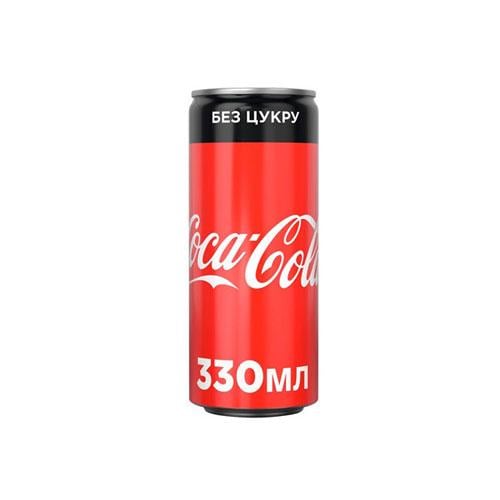 Напій Coca-Cola Zero без цукру 0,33 л (131805) Напій Coca-Cola Zero без цукру 0,33 л (131805)