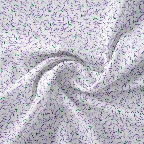 Тканина плательна IDEIA Супер софт дзвіночки V-211/2 1,5 м Білий (2200004213170)