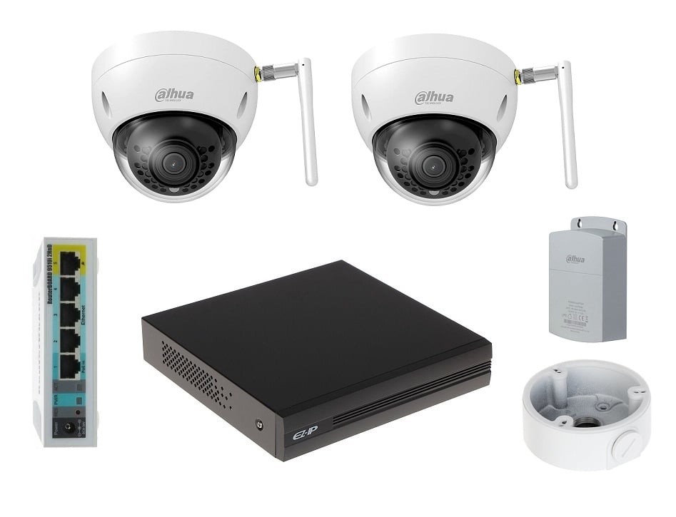 Комплект відеоспостереження Dahua IPC-2D 4Mp Wi-Fi Pro KIT