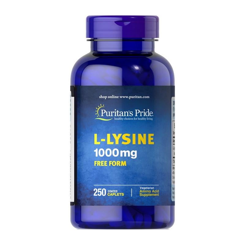 Лизин Puritan's Pride L-Lysine 1000 мг 250 капс. (18567-01)