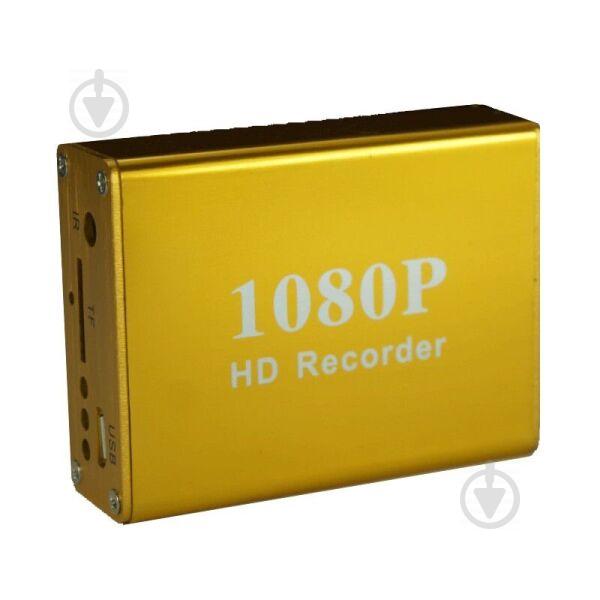Мини видеорегистратор HD DVR на 1 камеру Pomiacam HD 1080P, с поддержкой AHD/TVI камер 2 Мп, пульт ДУ Желтый (100397) Мини видеорегистратор HD DVR на 1 камеру Pomiacam HD 1080P, с поддержкой AHD/TVI камер 2 Мп, пульт ДУ Желтый (100397)