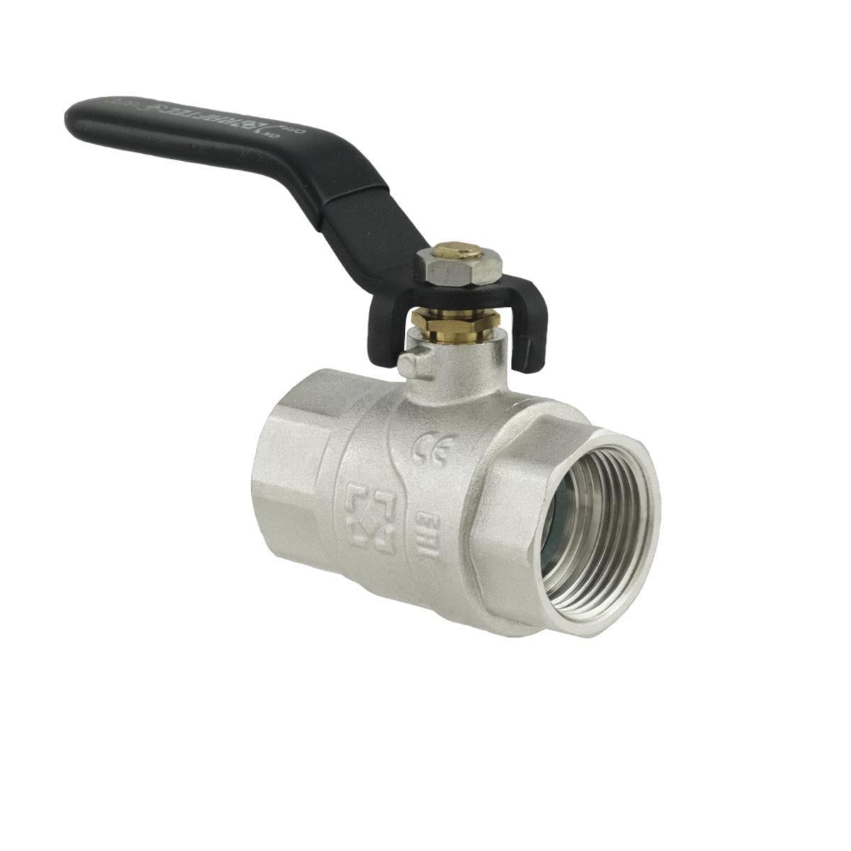 Кран шаровой Raftec PN40 ВВ 3/4" ручка Black (SW-50929)