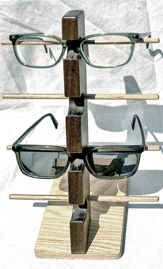 Органайзер для очков из дерева Милиси 4 Бланже/Мокко (ОЧК-40300110)