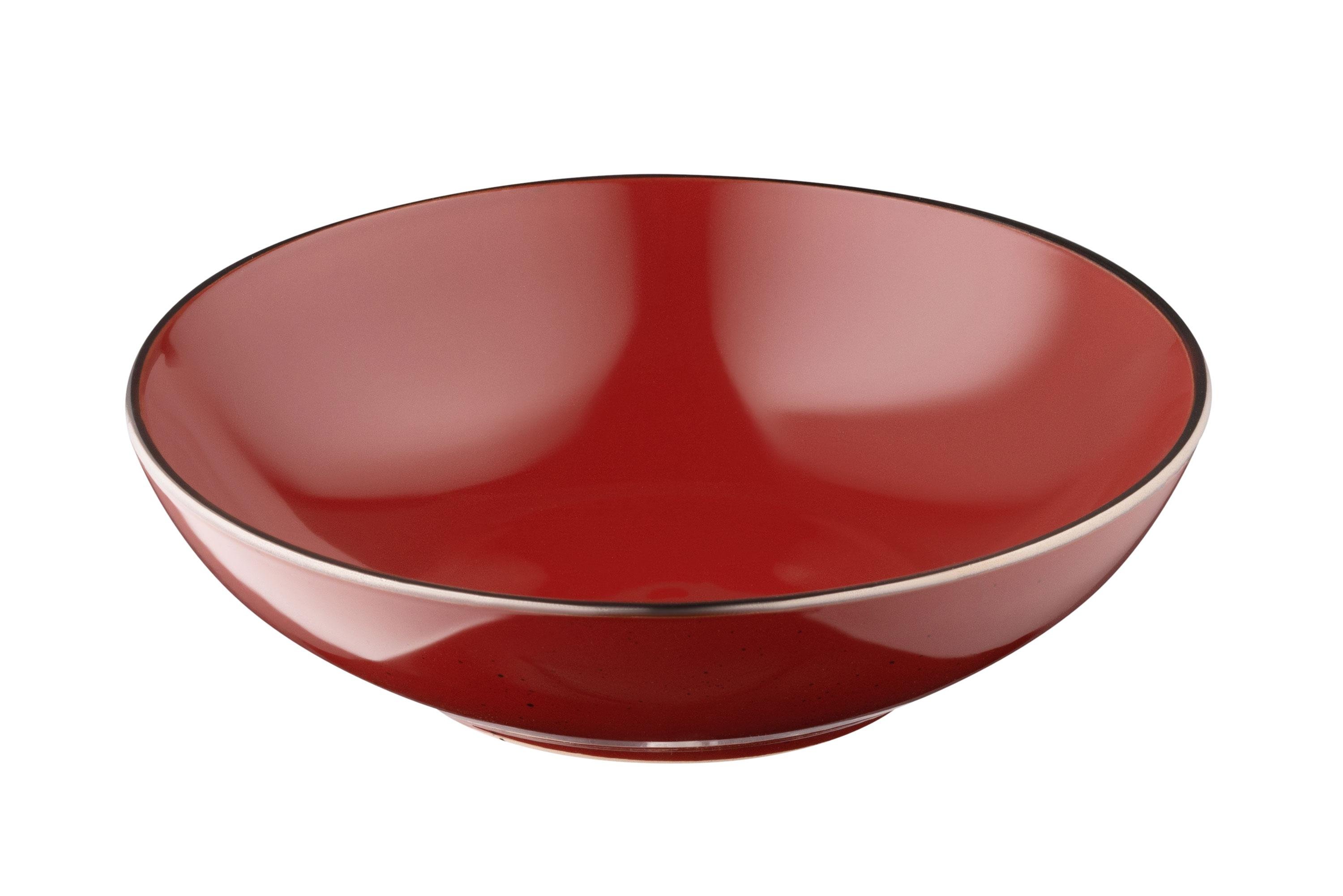 Тарелка суповая Ardesto Bagheria Sangria AR2920R 20 см (14790)