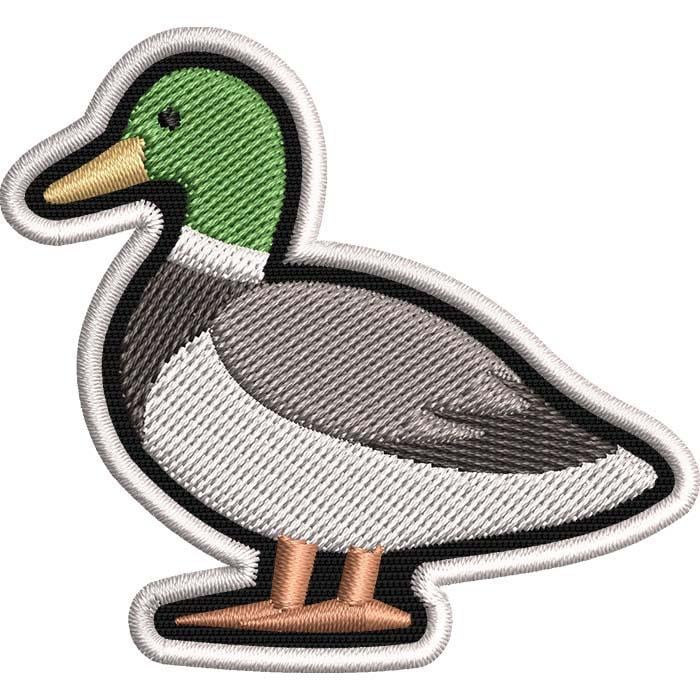 Нашивка патч Утка №1 6,5x6 см (301360515)