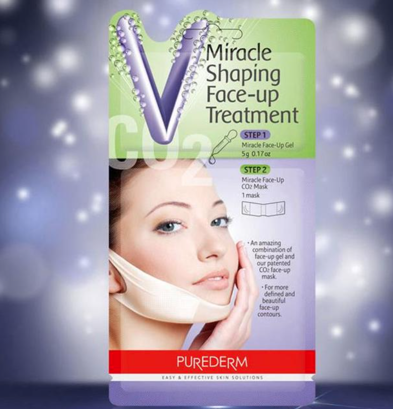 Маска для подбородка лифтинг PUREDERM Miracle Shaping Face-up Treatment 25 г (1000000000151) - фото 2