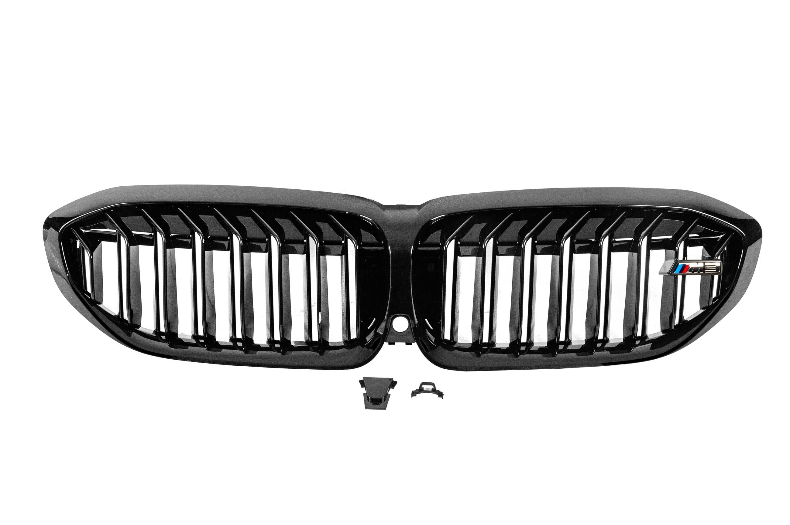 Ноздри M-Look V1 Без места под камеру GBT для BMW 3 серия G20/G21 2018- гг. abs-пластик Черный (182251)