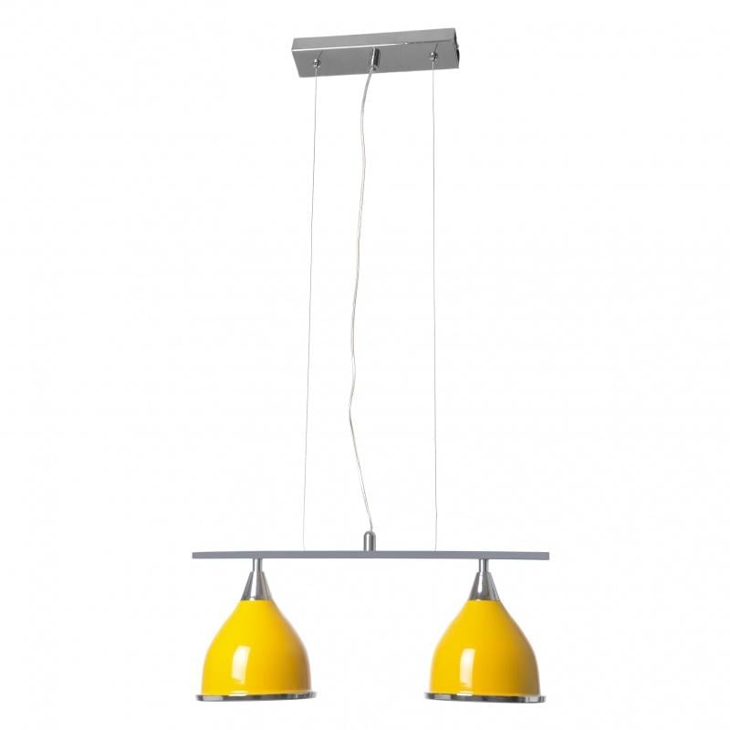 Люстра потолочная подвес Brille BKL-578S/2 E14 YL на 2 плафона Люстра потолочная подвес Brille BKL-578S/2 E14 YL на 2 плафона