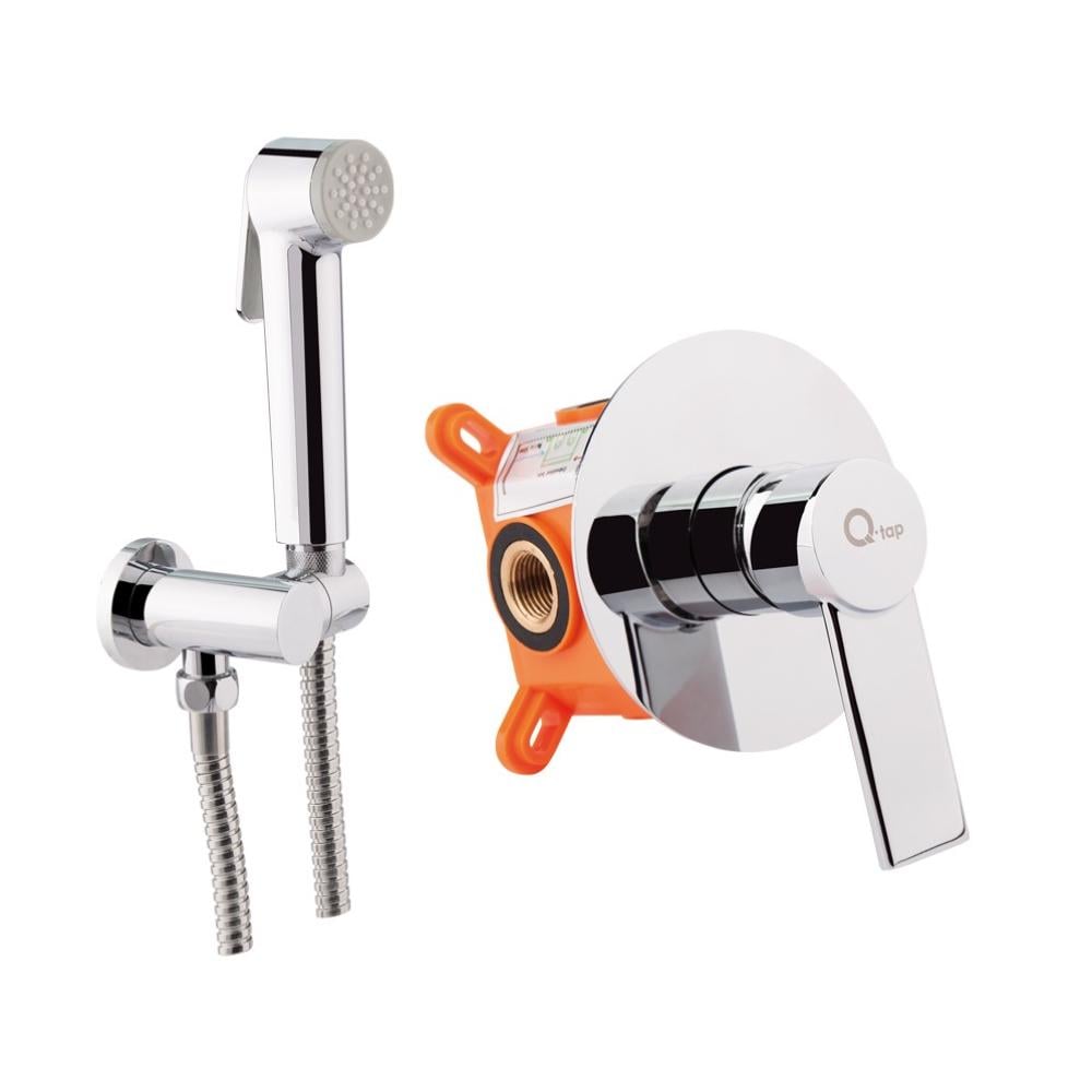 Набор для гигиенического душа со смесителем Q-tap Form CRM 001AB