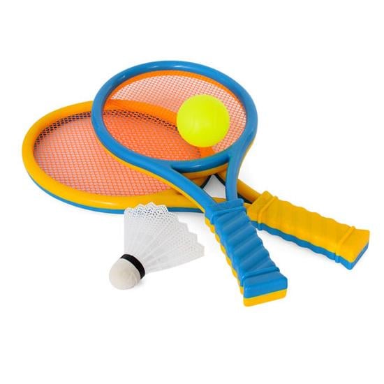 Ракетки детские MR 0662 2 шт. Сине-желтый (RI0002758) - фото 1