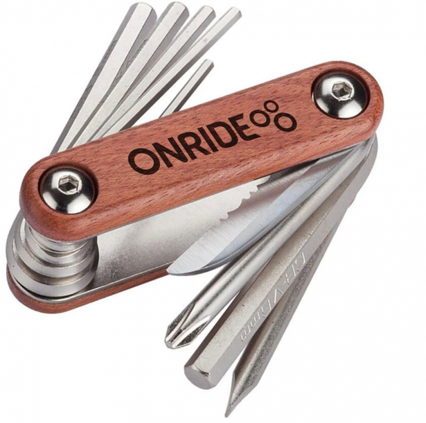 Мультитул OnRide Roll 9 функций шестигранники/отвертки/нож (6936116100910)
