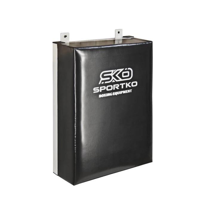 Подушка боксерская настенная SPORTKO ПВХ 60x40x20 см Черный (6936116105846)