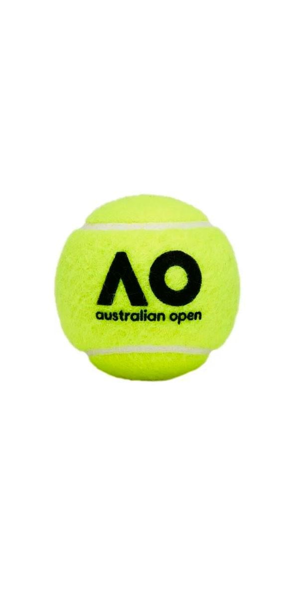 Мяч большой теннис Dunlop Dl601354 Australian Open 1 шт. d 6,68 см/58 г Салатовый (DL601354)