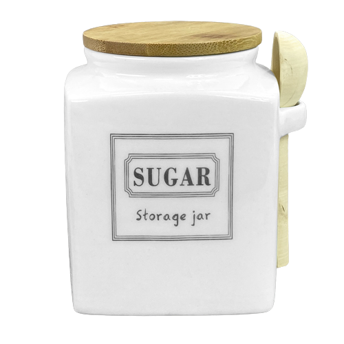 Банка для сахара Stenson Storage Jar 0,8 л с ложкой (MC4550-S)