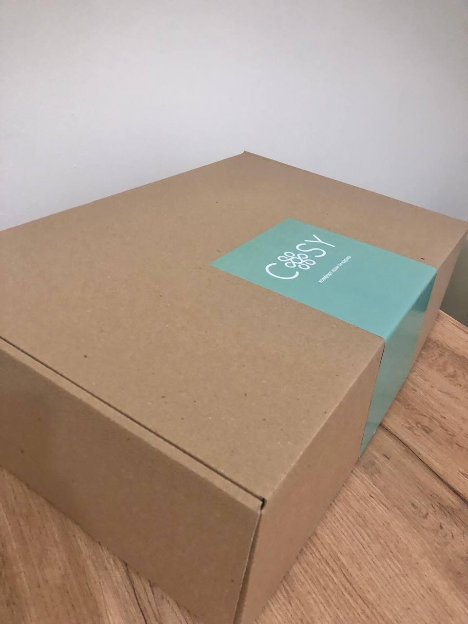 Подарунковий набір чоловічий COSY халат/кілт/рушник L Маренго (801N+703 + Cb211+к11COSY) - фото 6