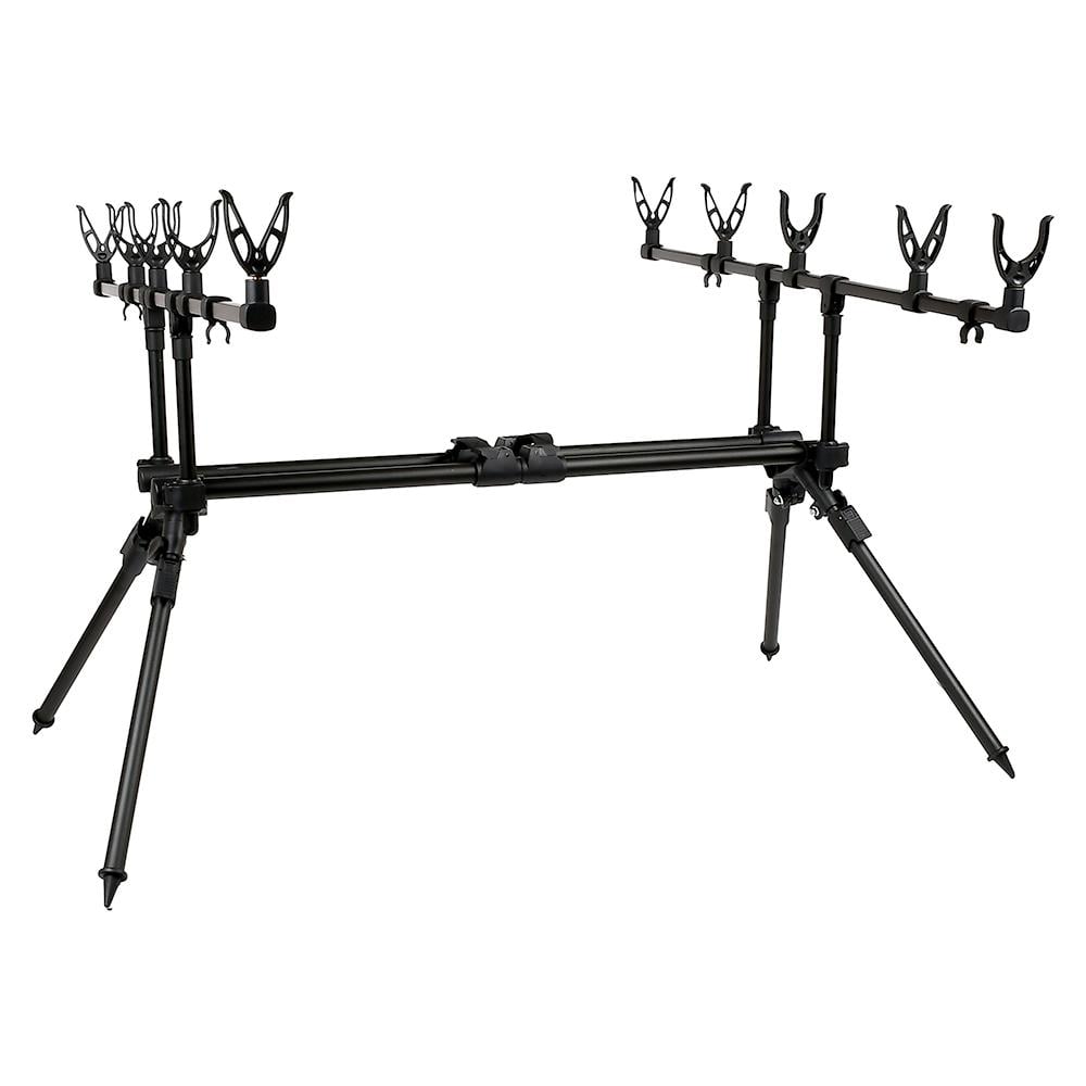 Стойка для удилищ с чехлом Sams Fish Maxi Carp 75-140 см на 5 спиннингов Черный (SF24339-5)