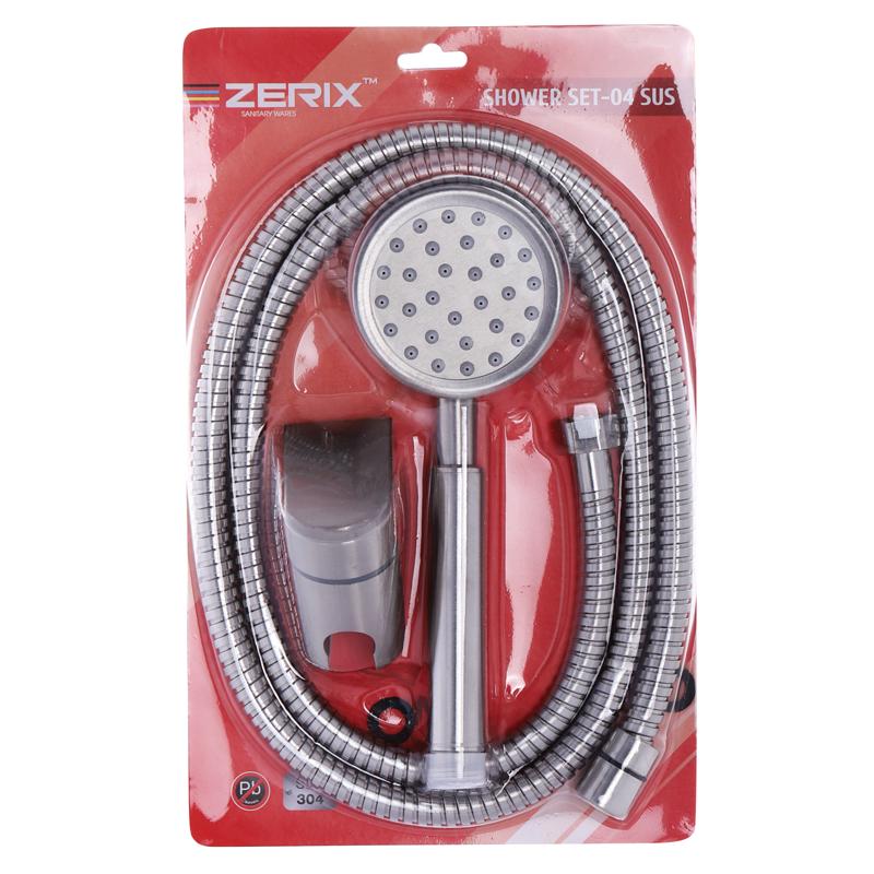 Душевой набор шланг/лейка/кронштейн Zerix ZX3099 Shower SET-04 - фото 3