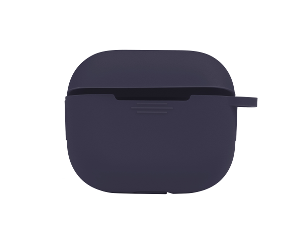 Чехол-футляр для наушников Silicone Case with microfibra для Samsung Buds FE/Buds 2/Buds 2 Pro/Buds Live Dark Blue
